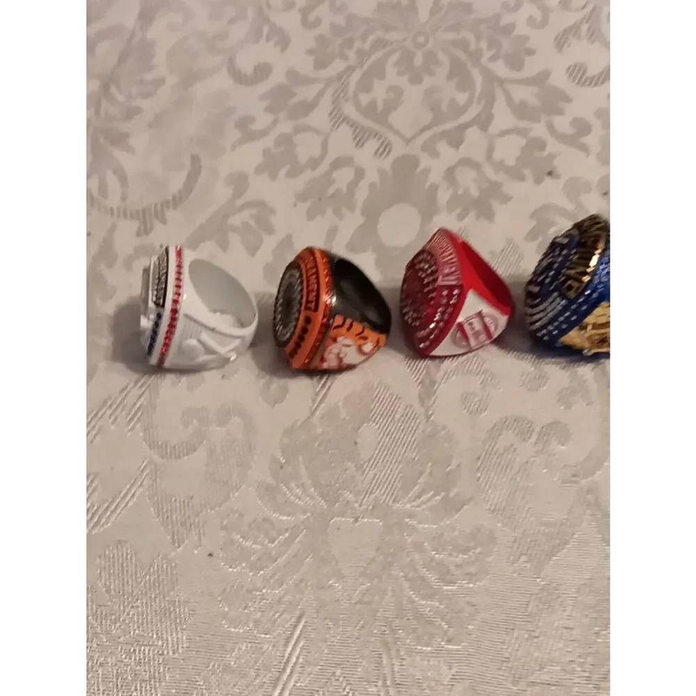 Tournament / Champions Rings - Assorted Colors (Set of 4)
